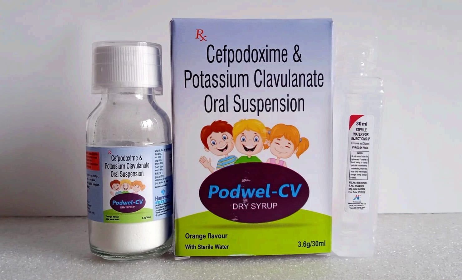 PODWEL-CV Dry Syrup